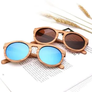 100% Real Zebra Wood Sunglasses