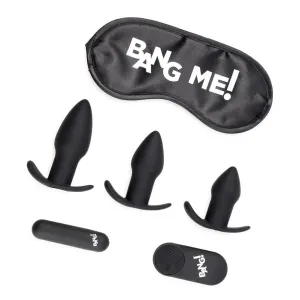 Bang! Backdoor Adventure Rechargeable Silicone Butt Plug Kit (set of 5)