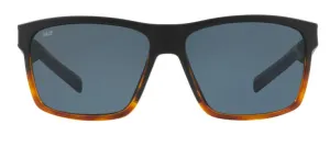 Costa Del Mar Slack Tide Black/Shiny Tort Frame - Gray 580 Plastic Lens - Polarized Sunglasses