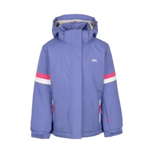 Kharli Girls Padded Waterproof Ski Jacket in Baja Blue