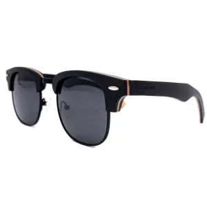 Skateboard Club Sunglasses, Black Polarized