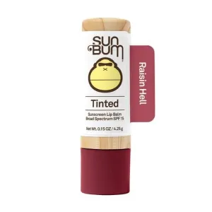 Sun Bum Tinted Sunscreen SPF 15 Lip Balm, Raisin Hell